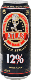 Atlas Extra strong beer blik van 0,50 liter